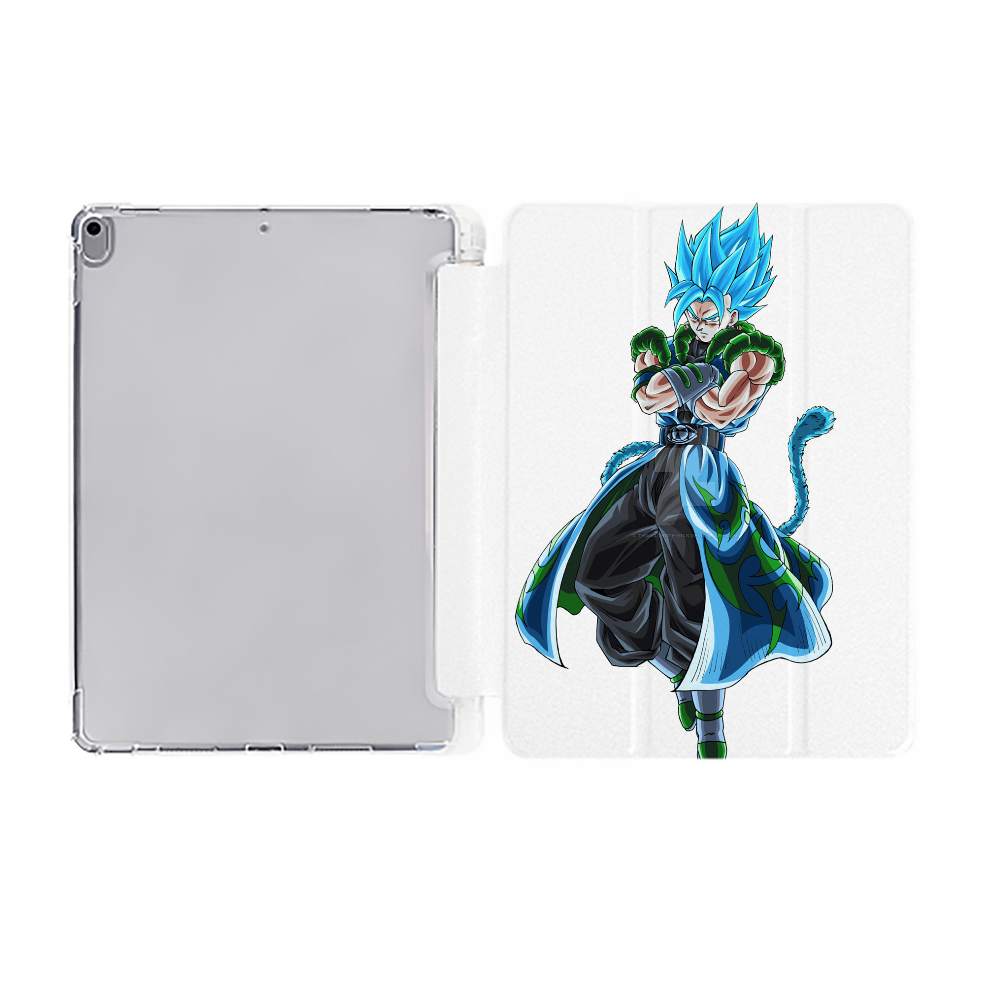 （画像用） ドラゴンボール ベジット DRAGON BALL Vegetto IPad ケース ペン収納付き 三つ折りスタンド PUレザー×シリコン 対応機種9.5/10.5/10.9インチ